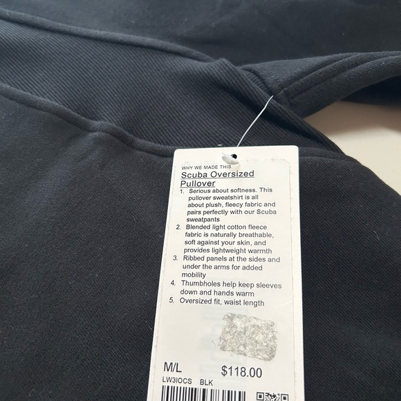 lululemon athletica Black Scuba Sweatshirt - Picture 3 of 6